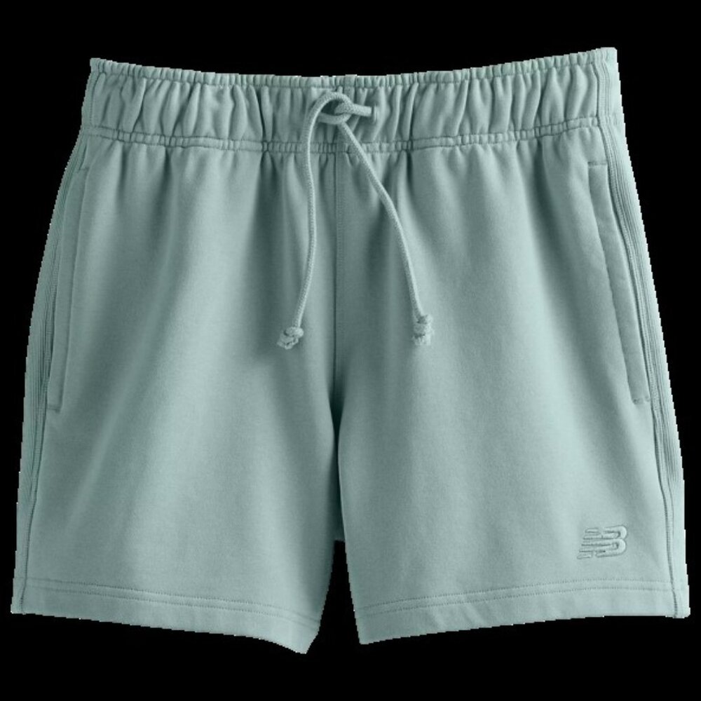 New Balance Men Athletics French Terry Short 5 Salt Marsh NWT 2XL